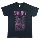 SPOILMAN - "SABA-CAT" (T-Shirt :Black x VIRSIN PINK)