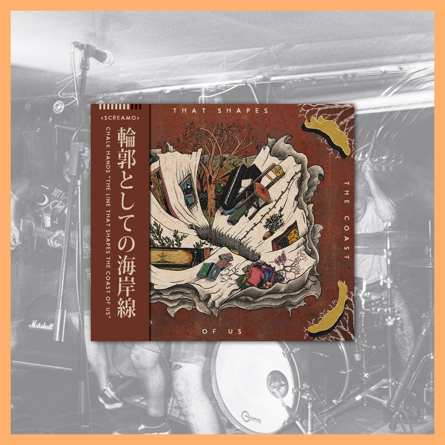 [予約] Chalk Hands "The Line That Shapes the Coast of Us" (CD: 対訳/Bonus Track)
