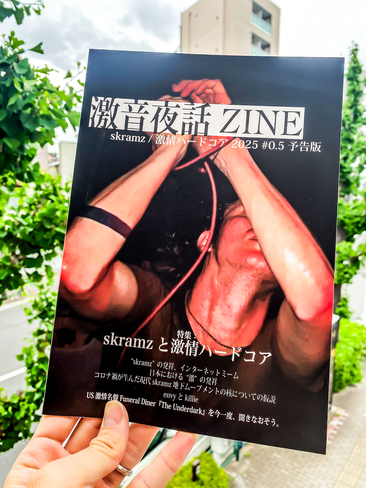 激音夜話ZINE - "Skramz/激情ハードコア #0.5 予告版" (ZINE)