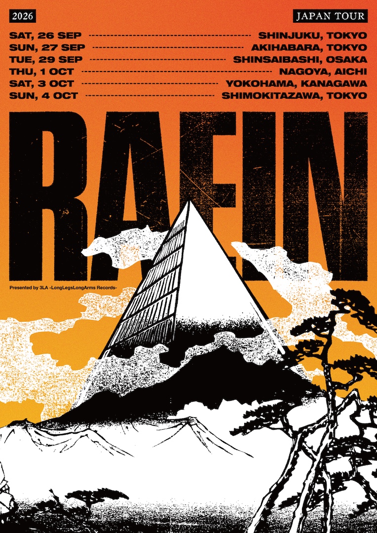 3LA -LongLegsLongArms Records- / RAEIN JAPAN TOUR 2026 (POSTER